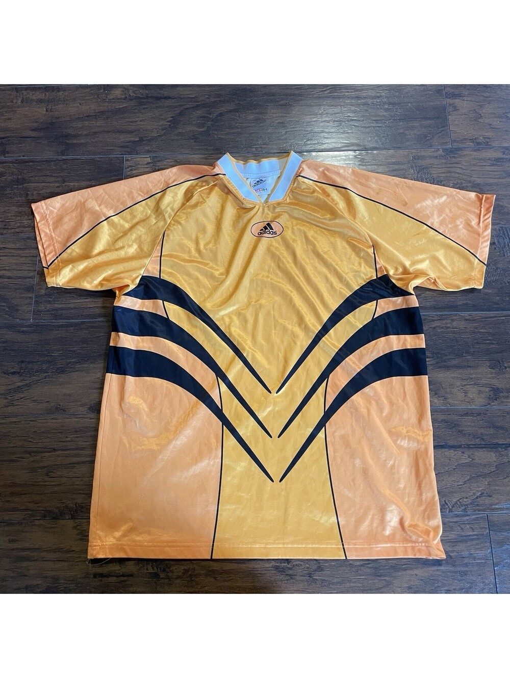 Vintage 90's Adidas Football Template Shirt Soccer Mens Jersey Trikot Rare Sz XL